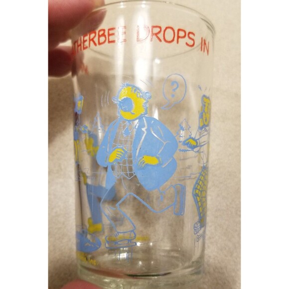 The Archies Mr. Weatherbee Drops in - Welch's Jelly Glass 1973 - Picture 4 of 8